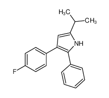 3-(4-氟苯基)-5-(1-甲基乙基)-2-苯基-1H-吡咯