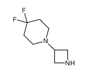 1257293-83-6 structure, C8H14F2N2