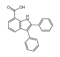 2,3-Diphenyl-1H-indole-7-carboxylic acid 197313-74-9