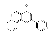 2-pyridin-4-ylbenzo[h]chromen-4-one 2110-25-0