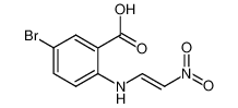 (E)-5-bromo-2-(2-nitro-vinylamino)-benzoic acid 1201643-75-5