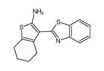 3-苯并噻唑-2-基-4,5,6,7-四氢苯并[b]噻吩-2-胺