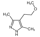 4-(2-methoxyethyl)-3,5-dimethyl-1H-pyrazole 83467-25-8