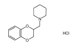 1-[(2,3-dihydro-1,4-benzodioxin-2-yl)methyl]piperidinium chloride 135-87-5