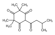 2,2,4,4-tetramethyl-6-(3-methylbutanoyl)cyclohexane-1,3,5-trione 567-75-9