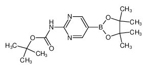 tert-butyl N-[5-(4,4,5,5-tetramethyl-1,3,2-dioxaborolan-2-yl)pyrimidin-2-yl]carbamate 1032758-88-5