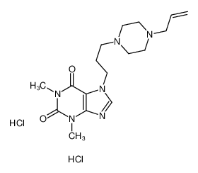 23237-83-4 structure, C17H28Cl2N6O2