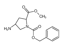 1-O-benzyl 2-O-methyl (2S,4R)-4-aminopyrrolidine-1,2-dicarboxylate 762233-34-1