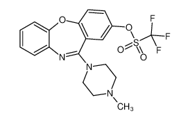 11-(4-甲基-1-哌嗪基)二苯并[b,f][1,4]氧氮杂卓-2-基三氟甲烷磺酸酯