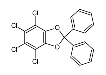 31701-11-8 structure, C19H10Cl4O2