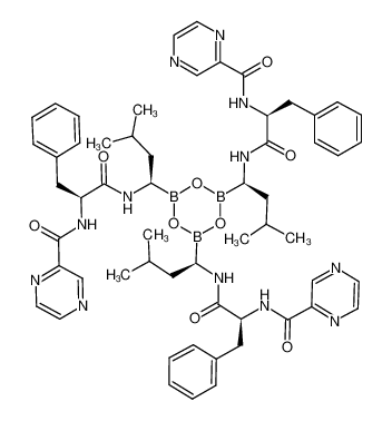 390800-88-1 structure, C57H69B3N12O9