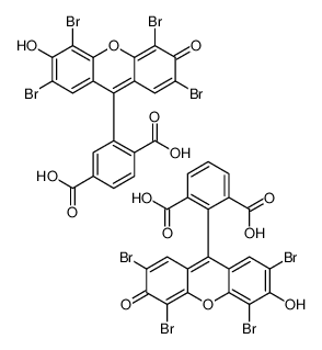 2-(2,4,5,7-Tetrabromo-6-hydroxy-3-oxo-3H-xanthen-9-yl)isophthalic acid - 2-(2,4,5,7-tetrabromo-6-hydroxy-3-oxo-3H-xanthen-9-yl)ter ephthalic acid (1:1)