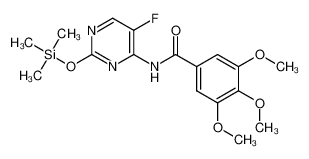 1380532-03-5 structure, C17H22FN3O5Si