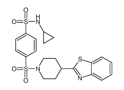 606082-99-9 structure, C21H23N3O4S3