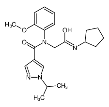 604754-63-4 structure, C21H28N4O3