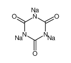 3047-33-4 structure, C3N3Na3O3