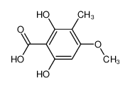 98442-54-7 spectrum, 2,6-Dihydroxy-4-methoxy-3-methyl-benzoesaeure