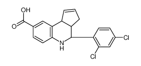 (3aR,4S,9bS)-4-(2,4-Dichlorophenyl)-3a,4,5,9b-tetrahydro-3H-cyclo penta[c]quinoline-8-carboxylic acid 1212282-26-2