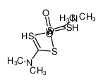 60911-41-3 structure, C6H14N2O2S4W