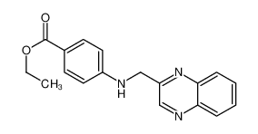 62294-87-5 ethyl 4-(quinoxalin-2-ylmethylamino)benzoate