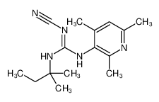 2-氰基-1-(叔-戊基)-3-(2,4,6-三甲基-3-吡啶基)胍