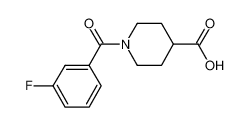 1-(3-Fluorobenzoyl)piperidine-4-carboxylic acid 436093-13-9