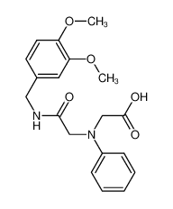 [{2-[(3,4-Dimethoxybenzyl)amino]-2-oxoethyl}(phenyl)amino]acetic acid 1142204-76-9