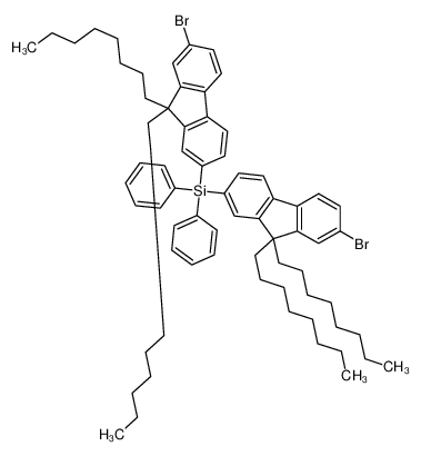 682809-61-6 structure, C70H90Br2Si