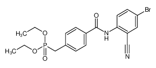 133208-93-2 structure, C19H20BrN2O4P