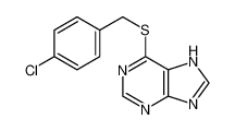 6-[(4-chlorophenyl)methylsulfanyl]-7H-purine 5069-67-0