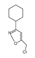 5-(Chloromethyl)-3-cyclohexylisoxazole 64988-76-7