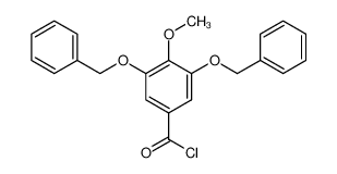 19859-89-3 spectrum, 3,5-bis(benzyloxy)-4-methoxybenzoyl chloride