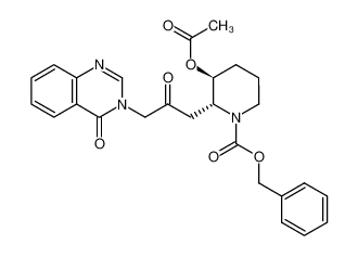 330798-23-7 spectrum, (3S)-trans-O-acetyl-N-benzyloxycarbonyl-febrifugine