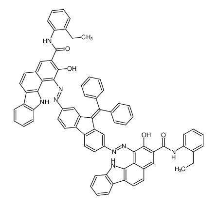 100603-34-7 structure, C76H54N8O4