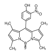 8-(3-nitro-4-hydroxyphenyl)-4,4-difluoro-1,3,5,7-tetramethyl-4-bora-3a,4a-diaza-s-indacene