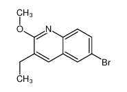 6-BROMO-3-ETHYL-2-METHOXYQUINOLINE 409346-71-0