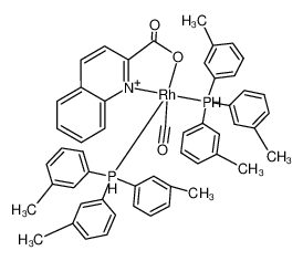 119821-88-4 (2-quinaldinate)(carbonyl)(P(3-CH3-C5H4)3)2rhodium(I)