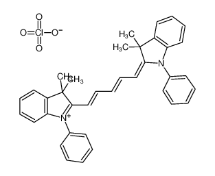 2-[(1E,3E)-5-(3,3-二甲基-1-苯基-1,3-二氢-2H-吲哚-2-亚基)-1,3-戊二烯基]-3,3-二甲基-1-苯基-3H-吲哚高氯酸盐
