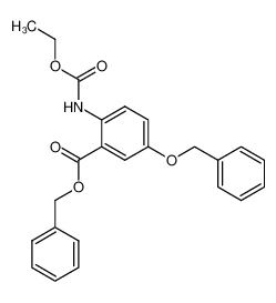 622829-44-1 spectrum, benzyl 5-(benzyloxy)-2-((ethoxycarbonyl)amino)benzoate