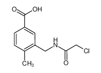 3-[[(2-chloroacetyl)amino]methyl]-4-methylbenzoic acid 727673-69-0