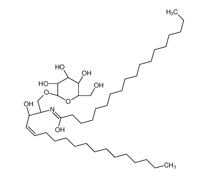 N-[(E,2S,3R)-3-hydroxy-1-[(2R,5S)-3,4,5-trihydroxy-6-(hydroxymethyl)oxan-2-yl]oxyoctadec-4-en-2-yl]octadecanamide 95119-86-1