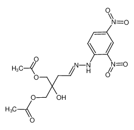 344248-10-8 (Z)-4-acetoxy-3-(acetoxymethyl)-3-hydroxybutanoaldehyde (2,4-dinitrophenyl)hydrazone