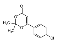 98157-45-0 spectrum, 6-(4-ClC6H4)-2,2-dimethyl-4H-1,3-dioxin-4-one