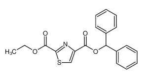 2,4-Thiazoledicarboxylic acid, 4-(diphenylmethyl) 2-ethyl ester 911466-95-0