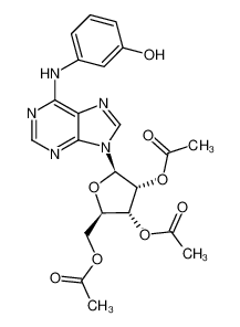 2',3',5'-tri-O-acetyl-N6-(3-hydroxyphenyl) adenosine