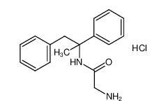 2-amino-N-(1,2-diphenylpropan-2-yl)acetamide,hydrochloride 111686-79-4