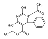 ethyl (4S)-3-acetyl-6-methyl-2-oxo-4-phenyl-1,4-dihydropyrimidine-5-carboxylate 193623-14-2