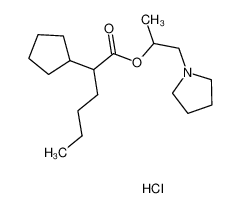 1-(pyrrolidin-1-yl)propan-2-yl 2-cyclopentylhexanoate