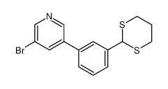 3-(3-(1,3-二噻烷-2-基)苯基)-5-溴吡啶
