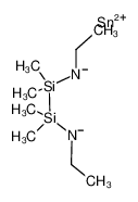 132586-24-4 structure, C8H22N2Si2Sn